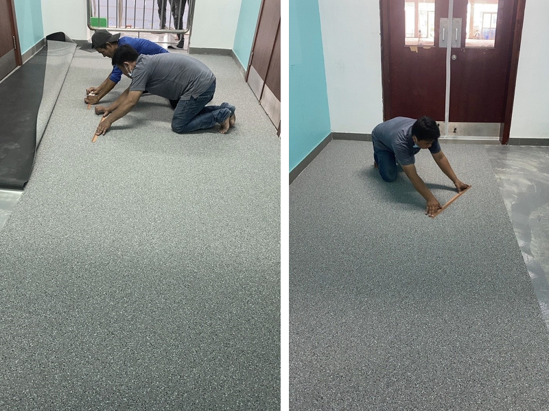 sàn nhựa chống trượt